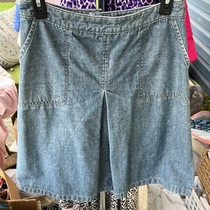 Eddie Bauer denim skirt (size 4)